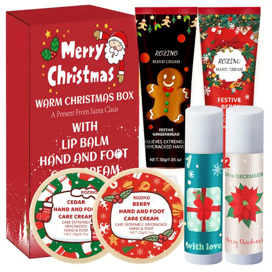 6 red Christmas gift