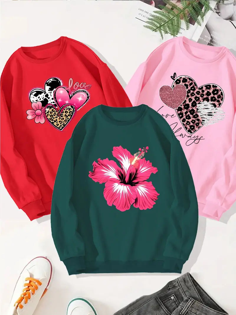 Women's 3pcs Sweatshirt Set