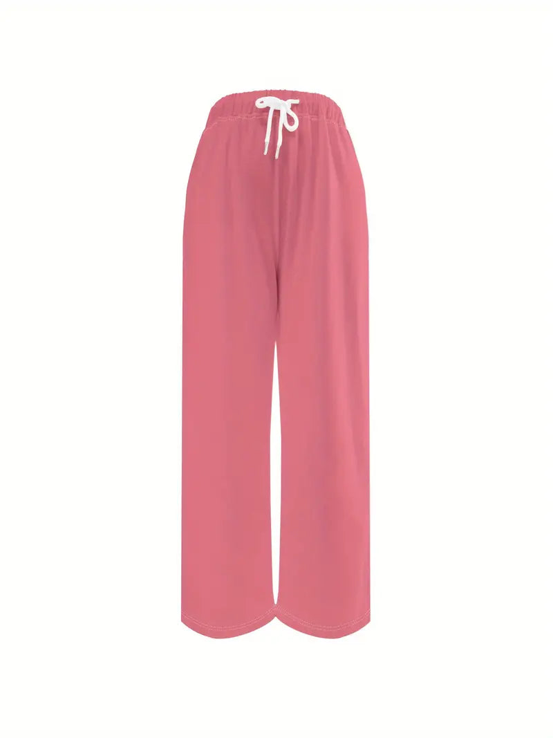 Women'S Stylish Pink & White Floral Print Cardigan and Pants Set