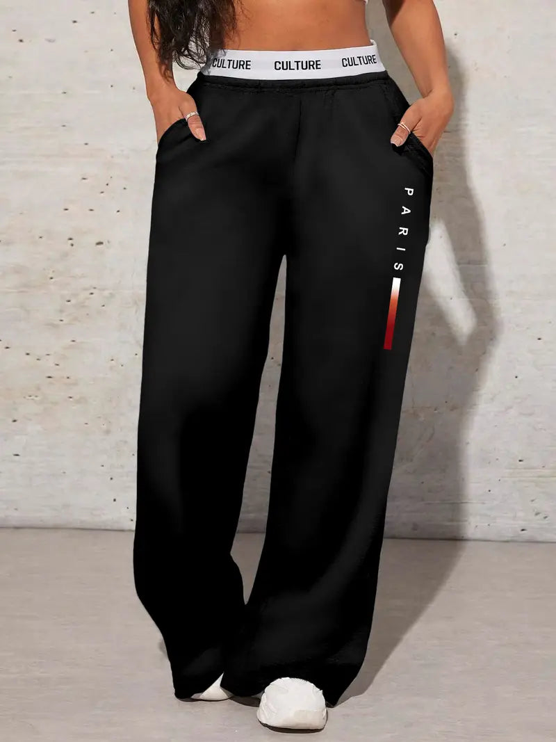 High-Waist Wide-Leg Pants