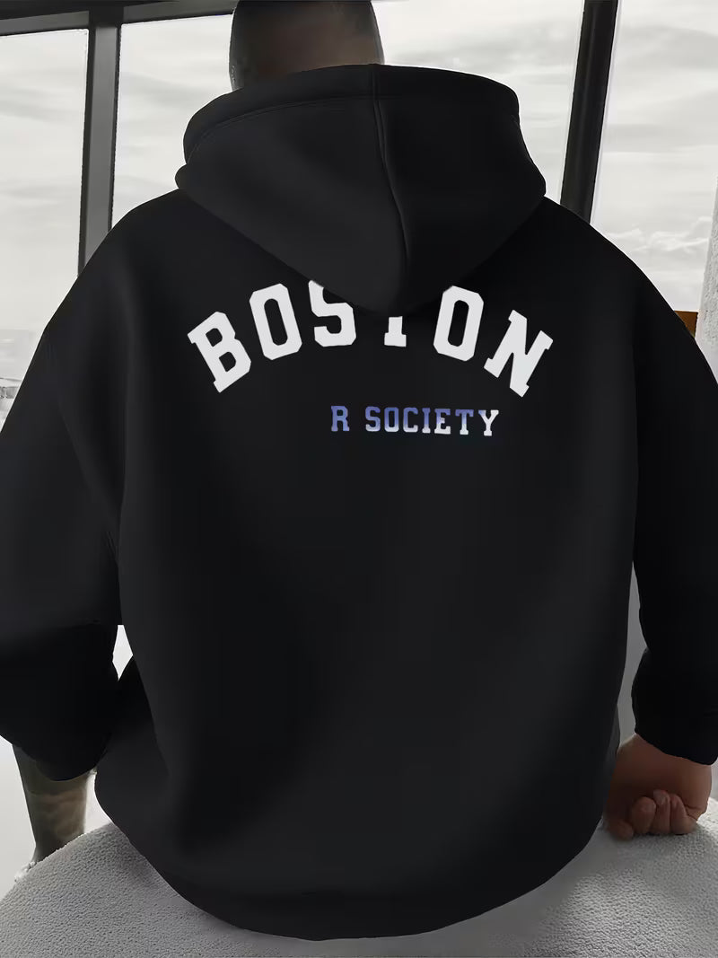 Men's Fleece-Lined Hooded Sweatshirt