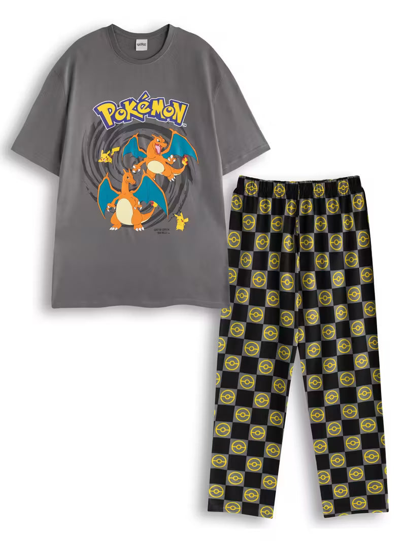 Pokémon Charizard & Pikachu Mens