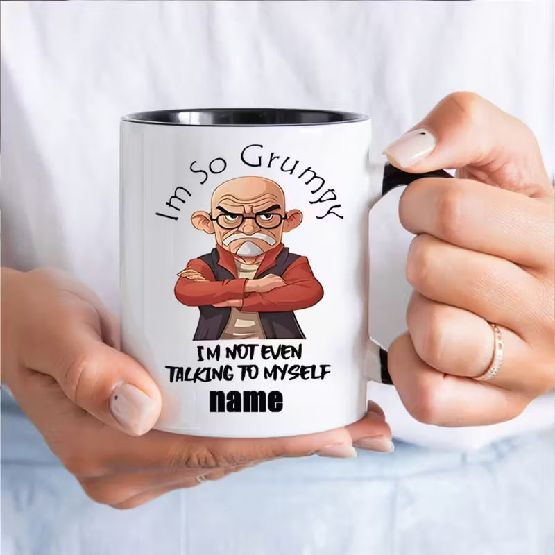 Personalized "Grumpy" Mug with Name/Text