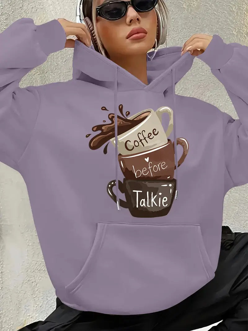 Women's Funny Coffee Before Talkie Coffee Cup