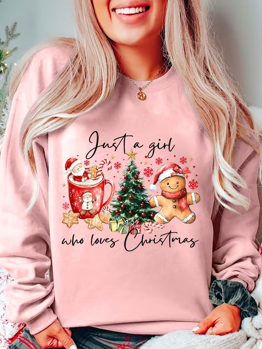 Women'S Christmas Themed Sweatshirt,