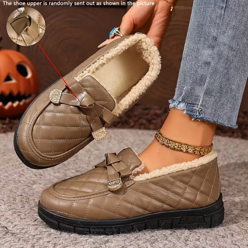 Women's Fleece-Lined Thermal Loafers