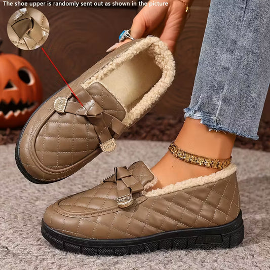 Women's Fleece-Lined Thermal Loafers
