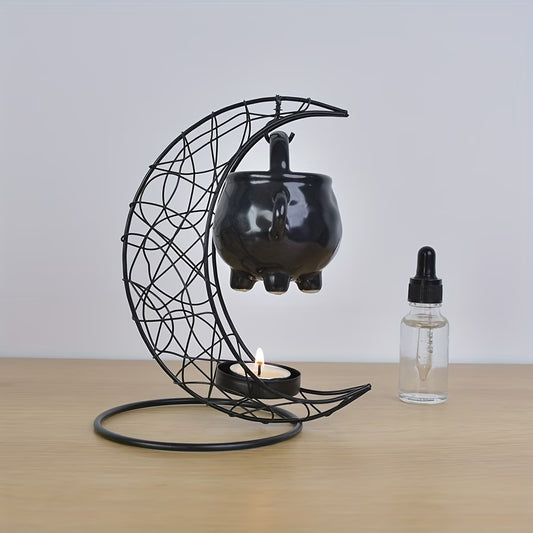 Moon Hanging Large Pot Candle Holder Set,