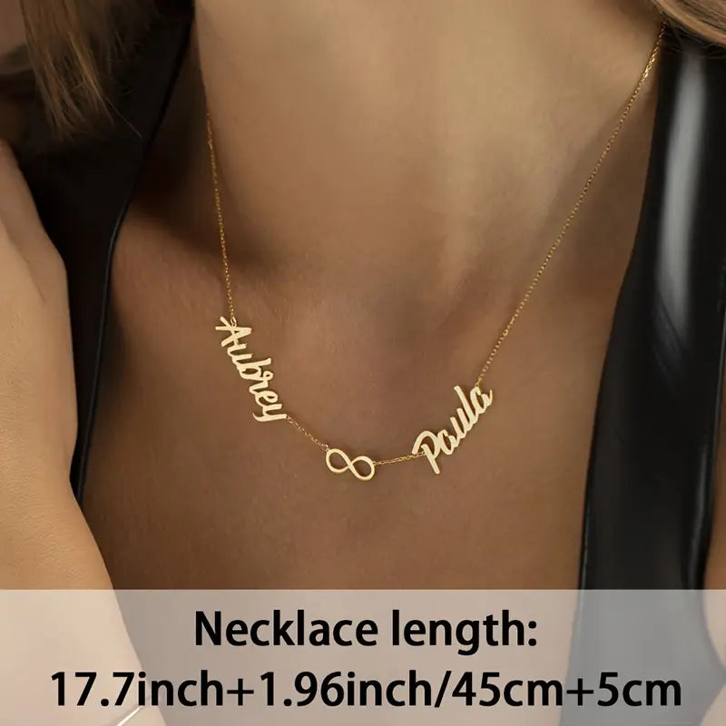 Women's Fashion Chain Necklace 18K Golden Plated