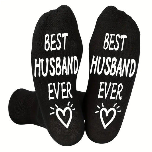 A Pair of "Best Husband" Funny Socks,