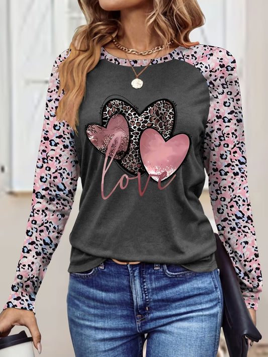 Women graphic print Long Sleeve T-Shirt