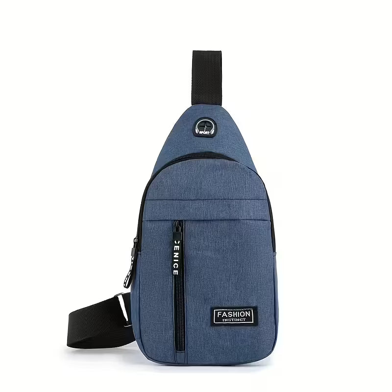 Men'S Casual Oxford Chest Bag
