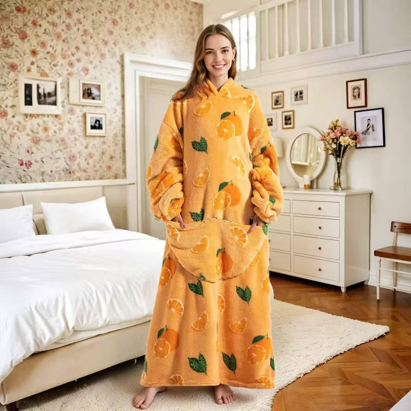 Cozy Oversized Wearable Blanket Hoodie,