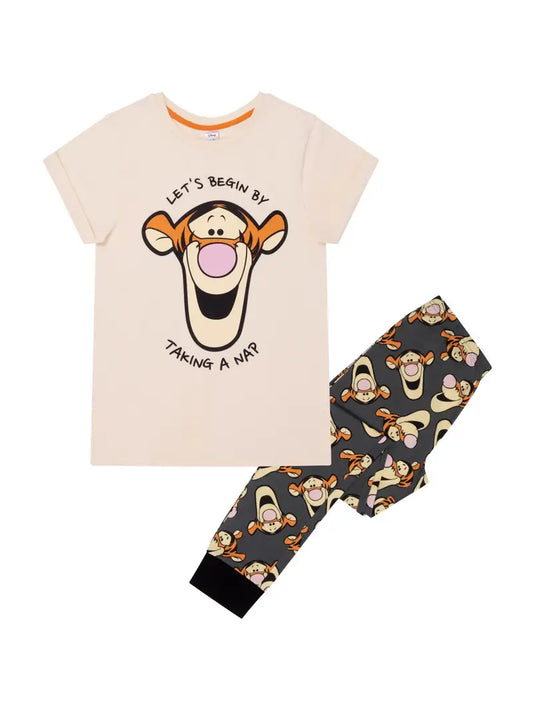 Eeyore, Tigger, Pooh or Piglet Womens Pyjama Set