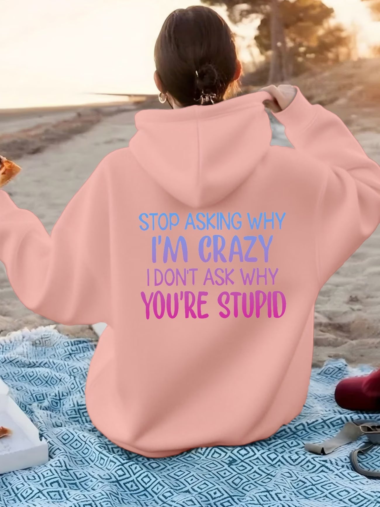 Hoodie with Back Print: