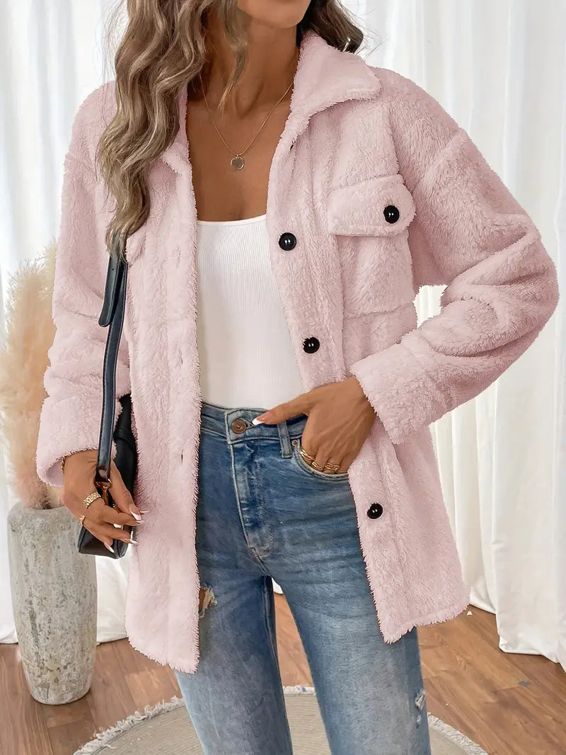 Women'S Soft Pink Coat