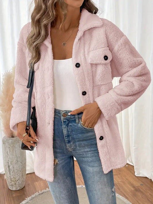 Women'S Soft Pink Coat
