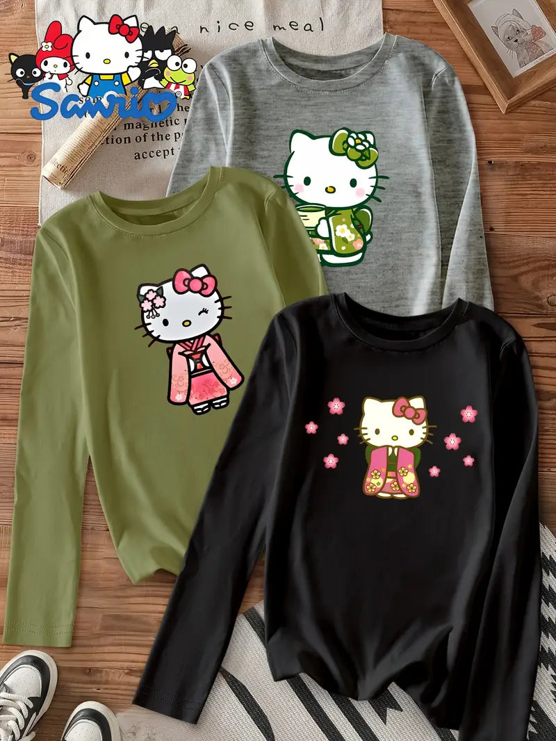 3pcs Set Combination of Sanrio Family for hello kitty