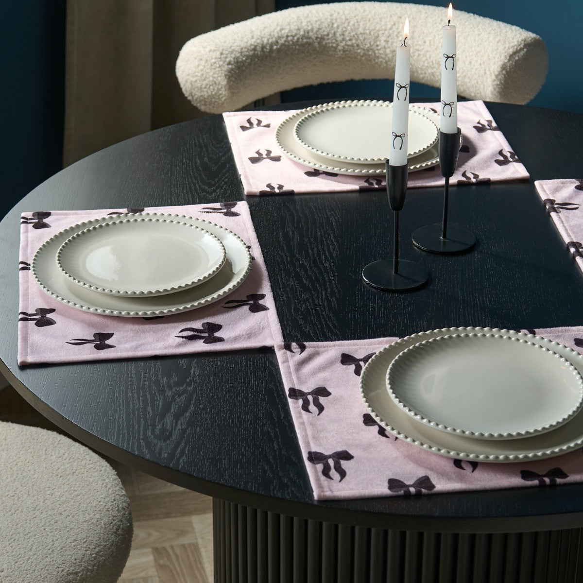 Bow Print Placemats