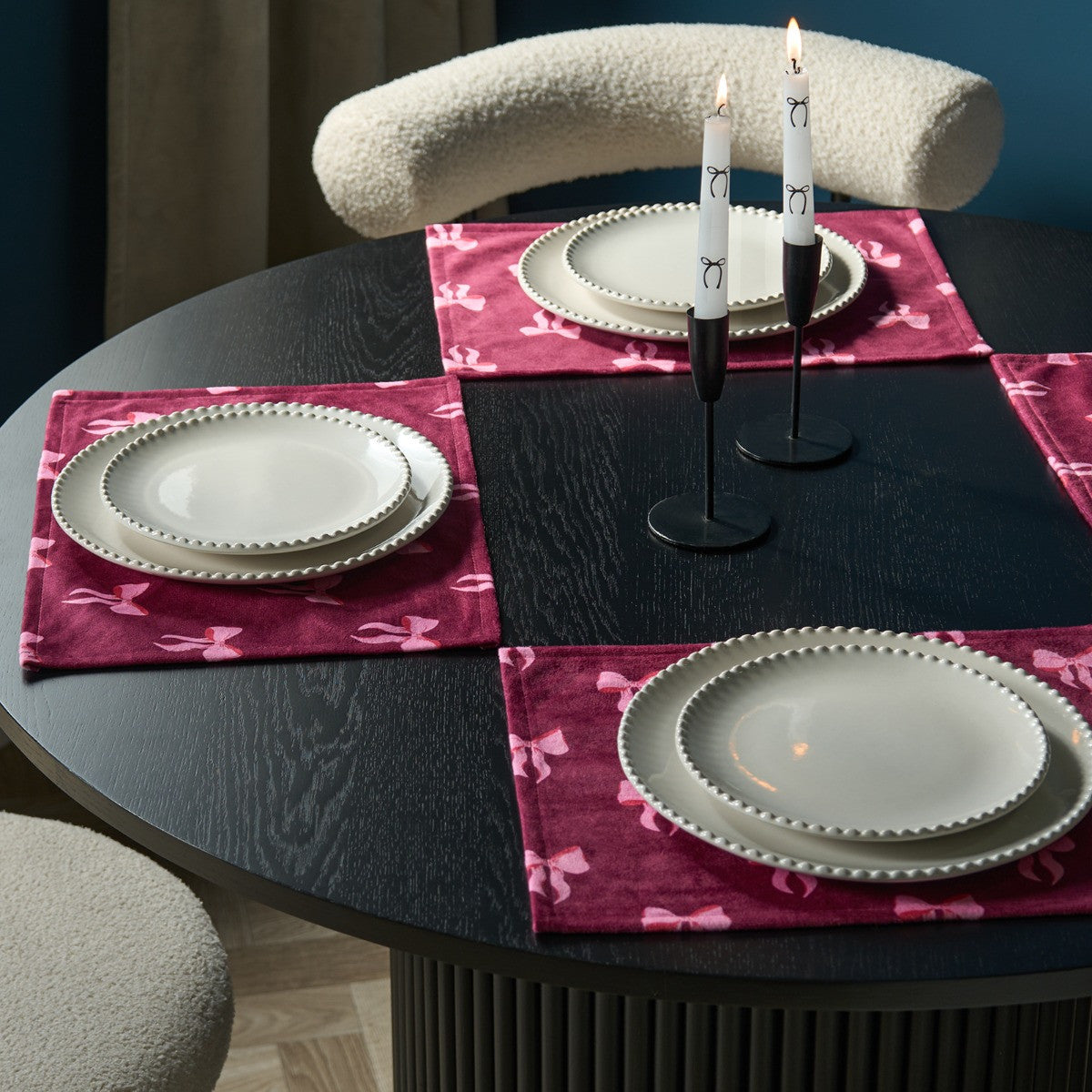 Bow Print Placemats