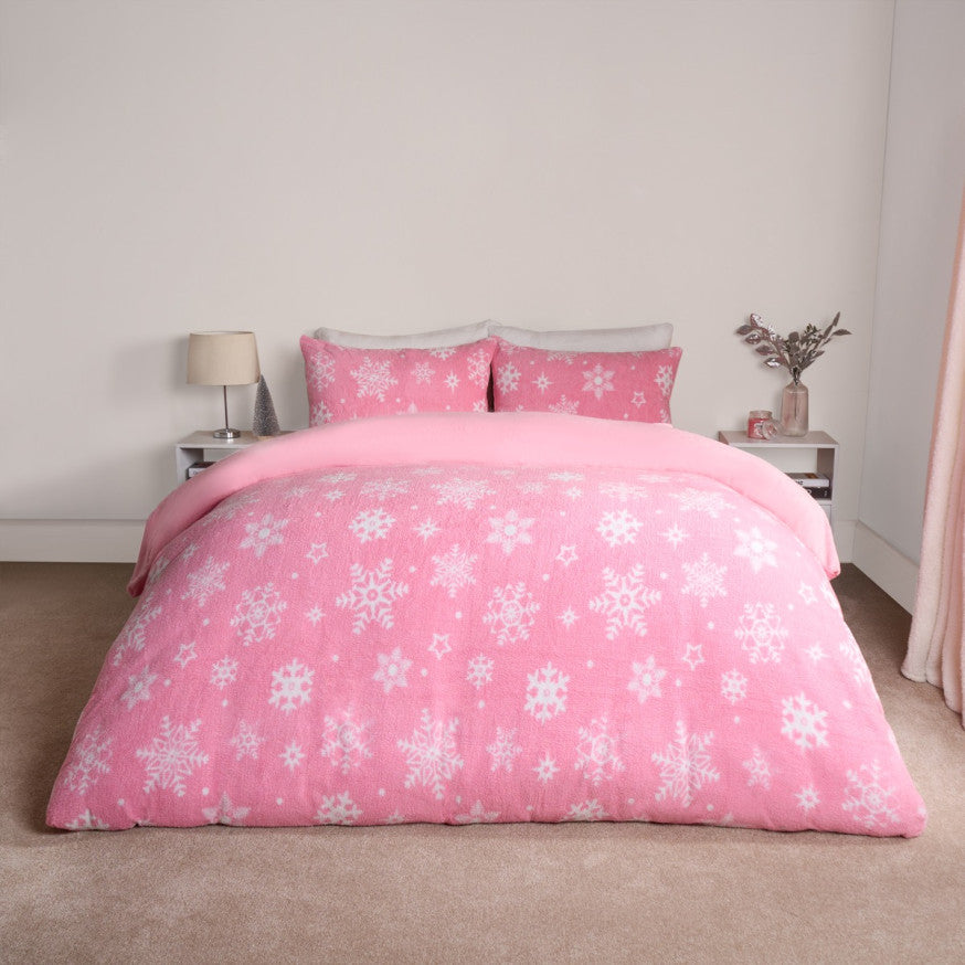Snowflake Teddy Duvet Set