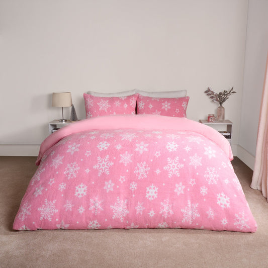 Snowflake Teddy Duvet Set