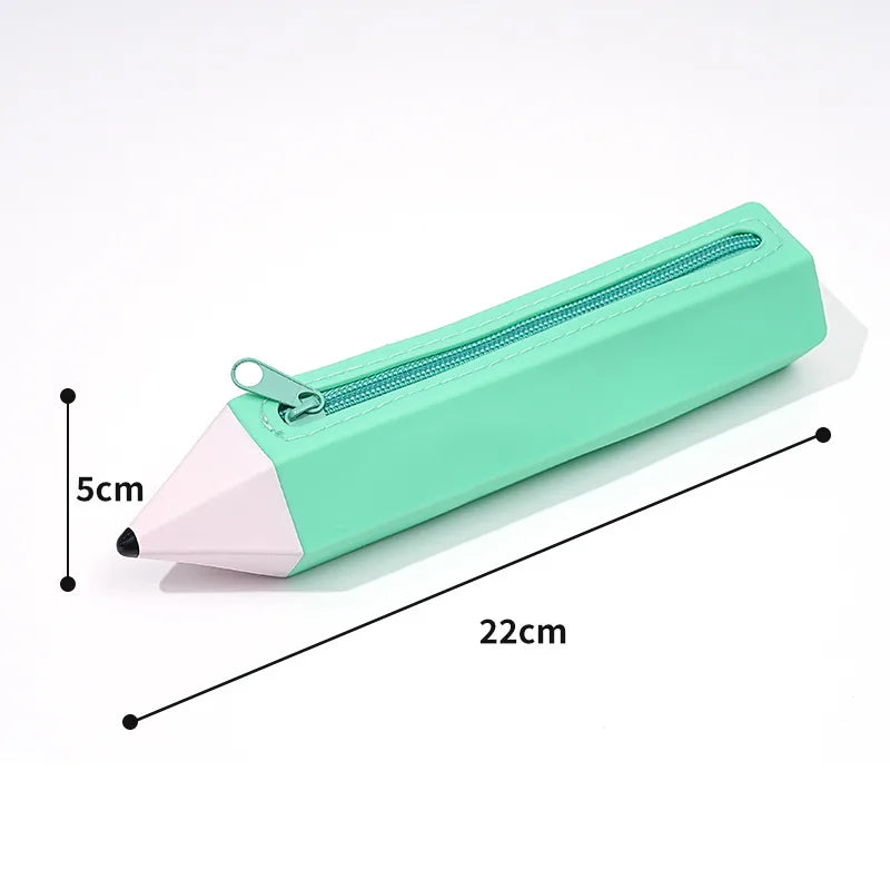 pencil Silica Gel School Cute Pencil Case