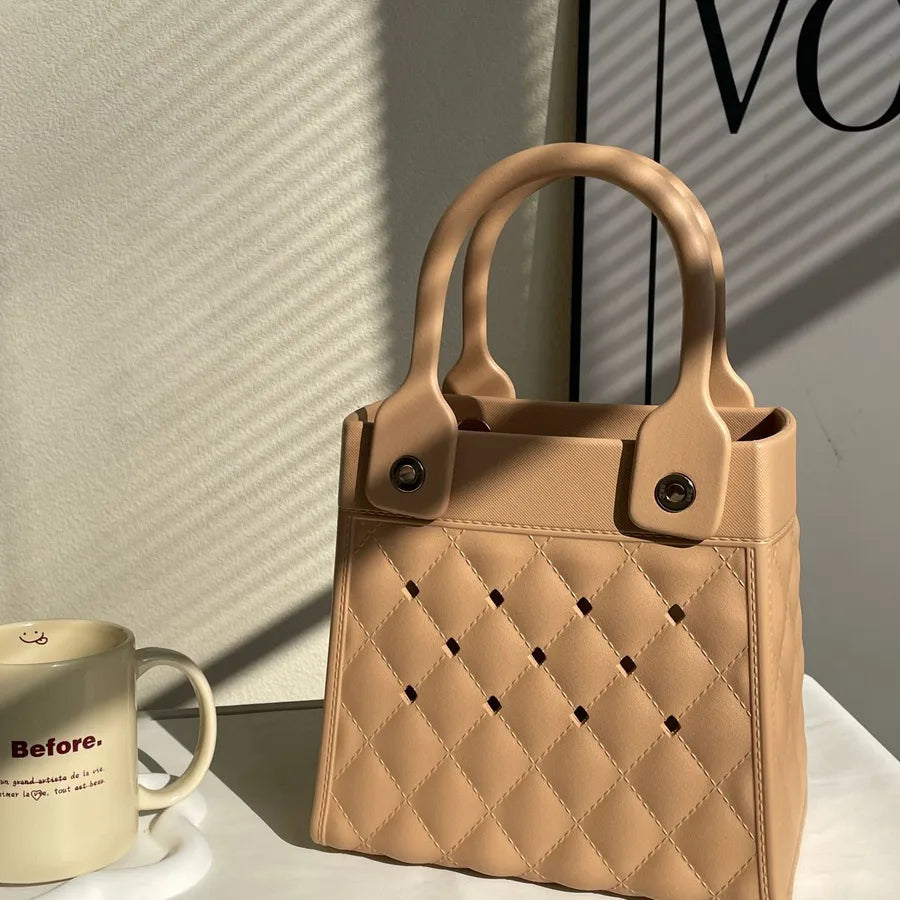 Women's Small EVA Solid Color Preppy Style Classic Style Square Open Square Bag