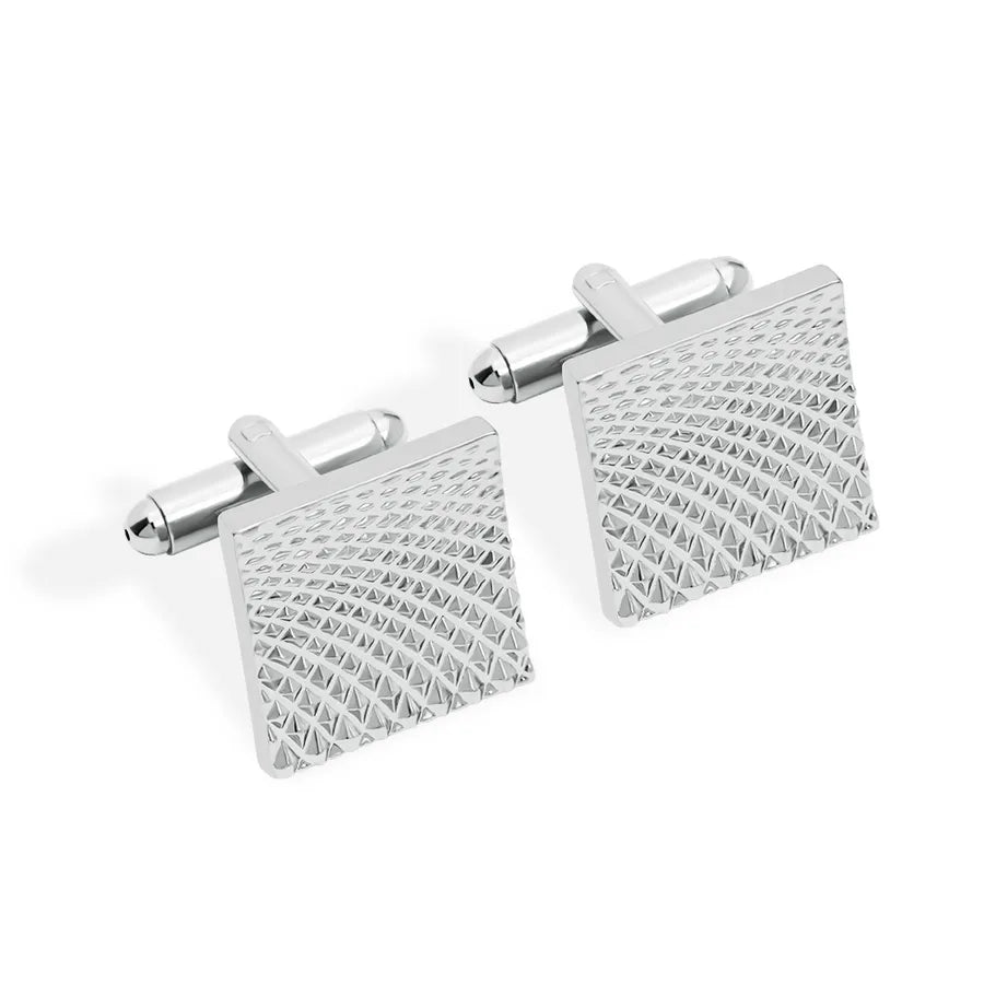 fashion geometry pattern six-pointed star leaves glasses music symbol bat bird wolf head titanium steel shirt cufflinks