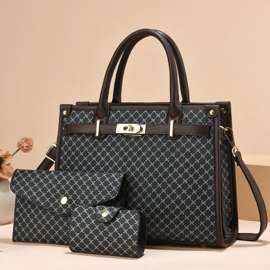 New Women's Bag Women's Large Capacity Handbag  Shoulder Crossbody Bag