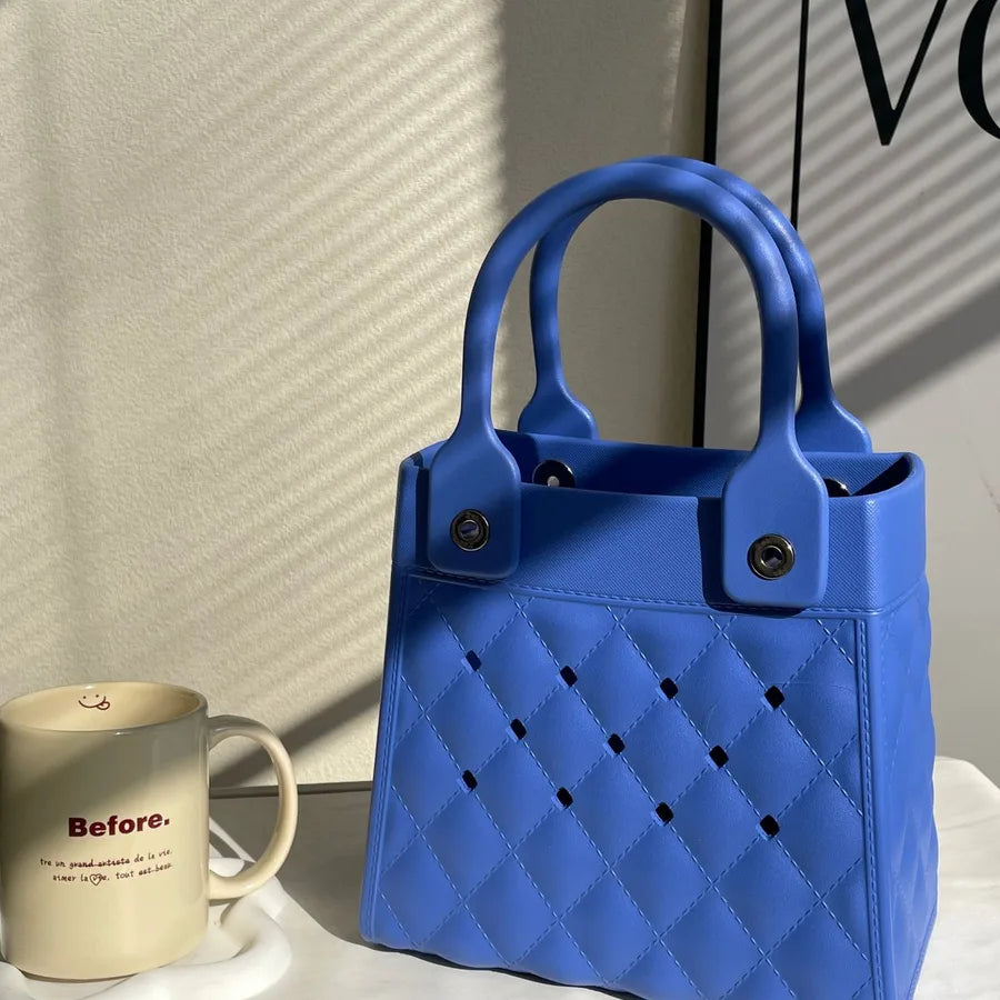 Women's Small EVA Solid Color Preppy Style Classic Style Square Open Square Bag