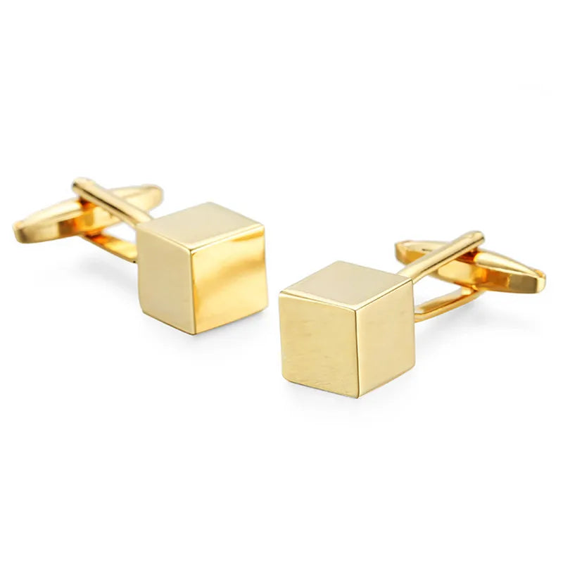 Elegant Formal Musical Instrument Geometric Copper Plating Unisex Cufflinks