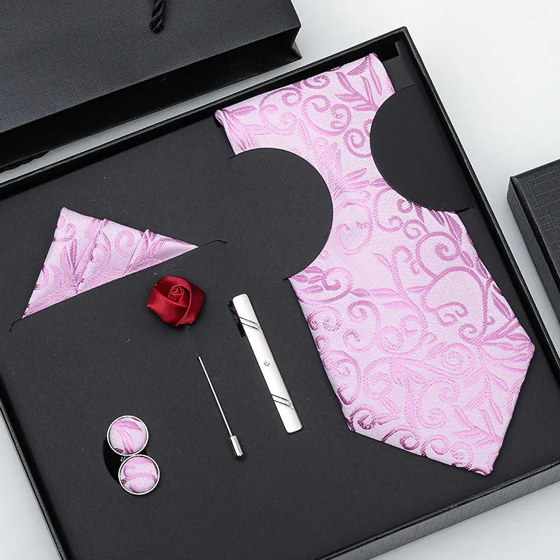 business stripe arrow solid color polyester yarn men's tie