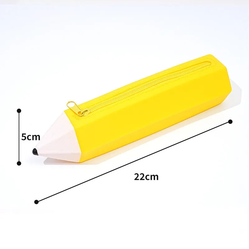 pencil Silica Gel School Cute Pencil Case