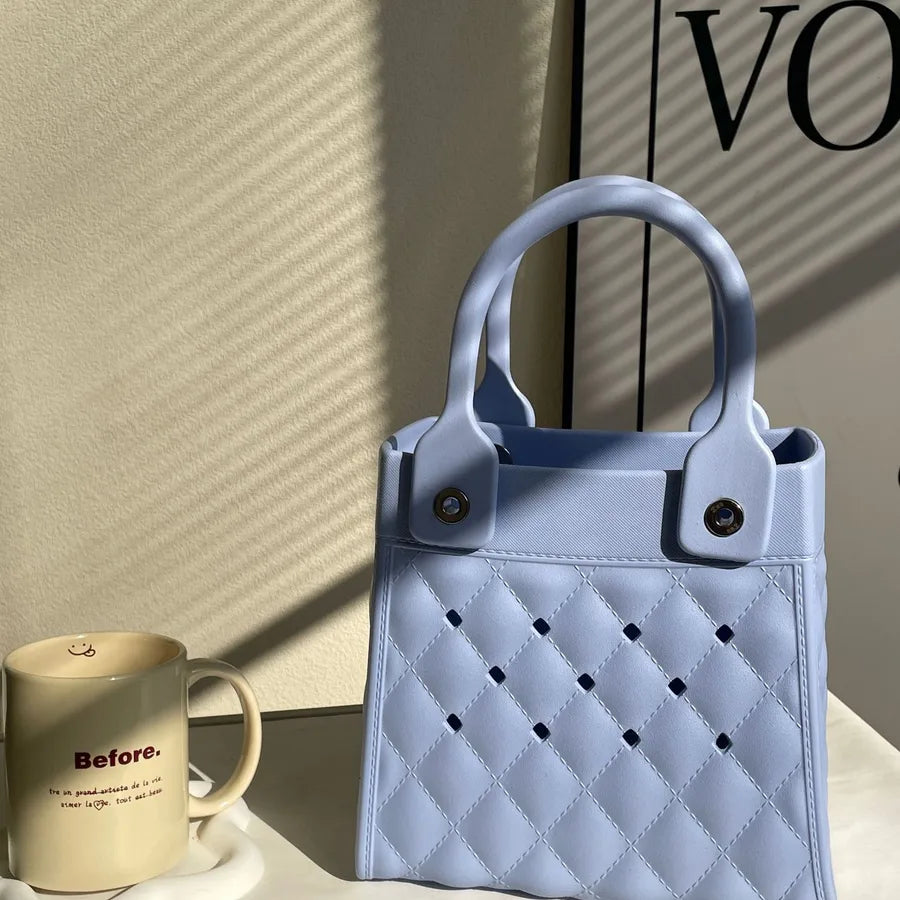 Women's Small EVA Solid Color Preppy Style Classic Style Square Open Square Bag