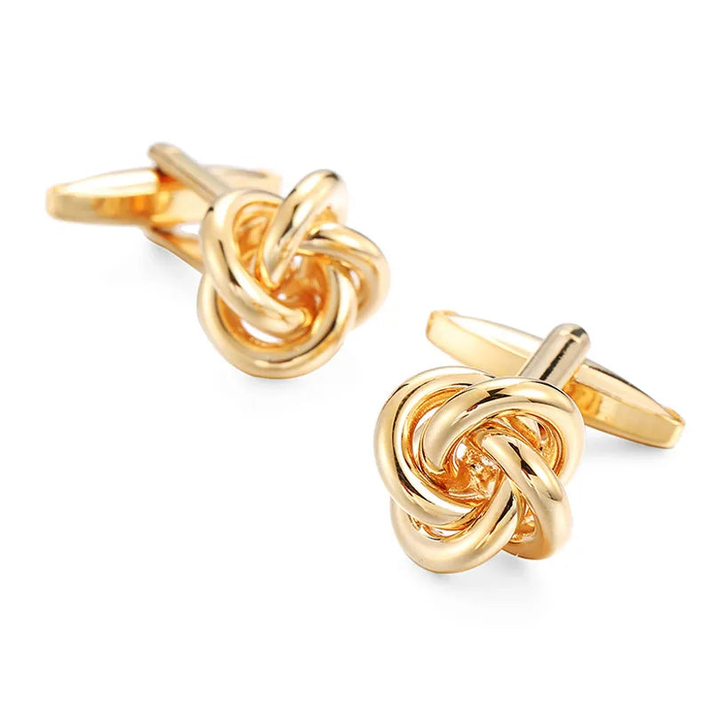 Elegant Formal Musical Instrument Geometric Copper Plating Unisex Cufflinks
