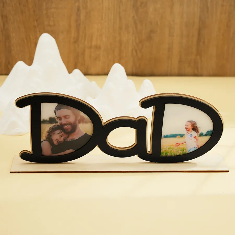 Father'S Day Modern Style Letter Arylic Wood Ornaments Artificial Decorations