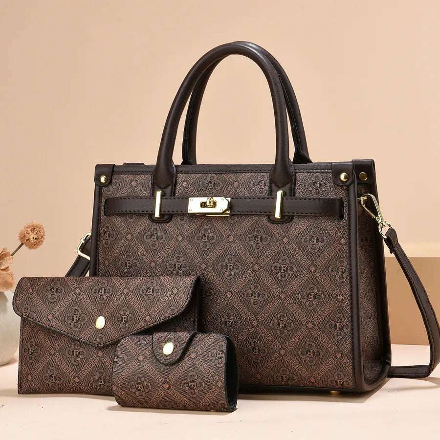 New Women's Bag Women's Large Capacity Handbag  Shoulder Crossbody Bag