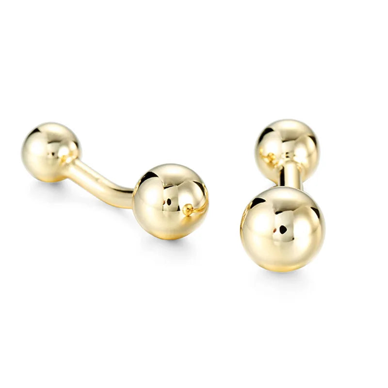 Elegant Formal Musical Instrument Geometric Copper Plating Unisex Cufflinks