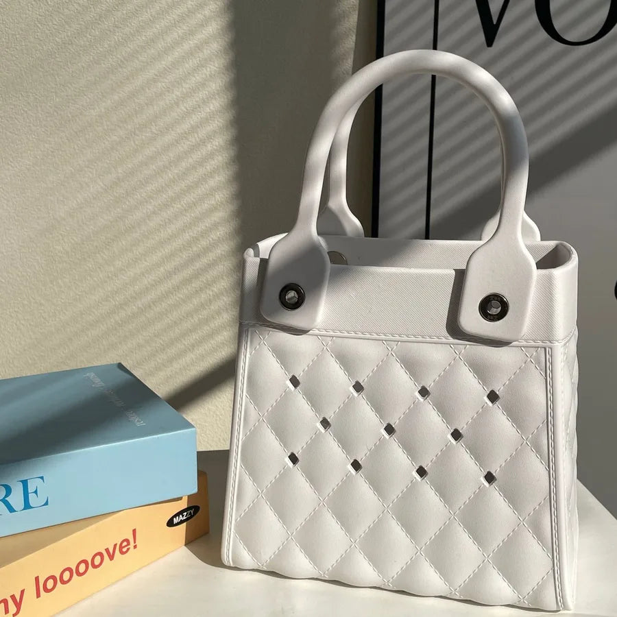 Women's Small EVA Solid Color Preppy Style Classic Style Square Open Square Bag