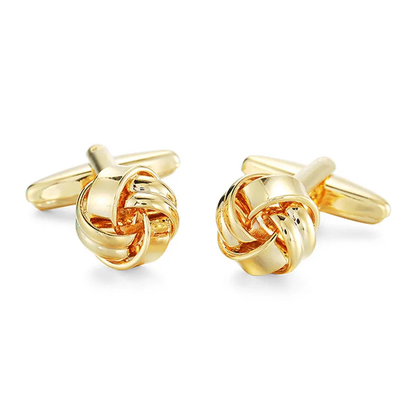Elegant Formal Musical Instrument Geometric Copper Plating Unisex Cufflinks