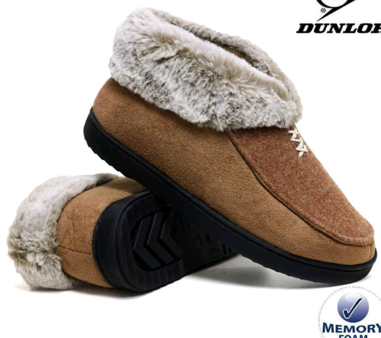 Dunlop Memory Foam Slippers – Comfort That Means Business