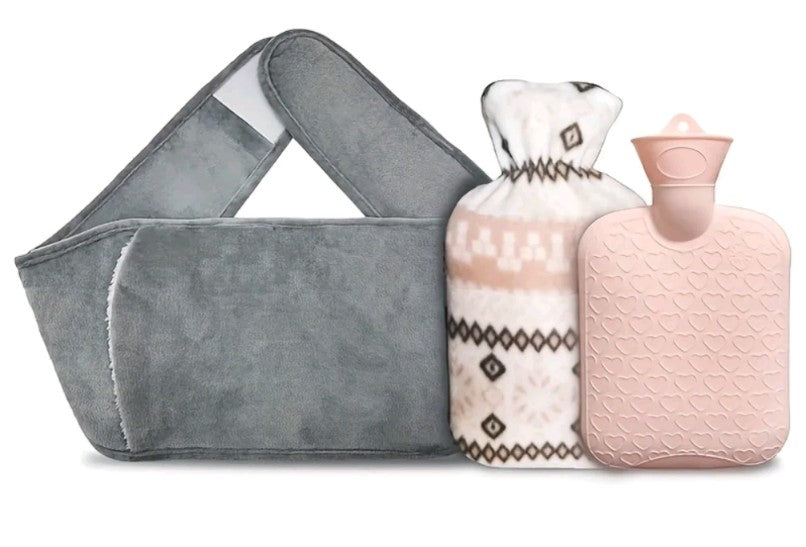 Three-Piece Hot Water Bottle Waist Belt Set – Cosy Heat for Everyday Comfort